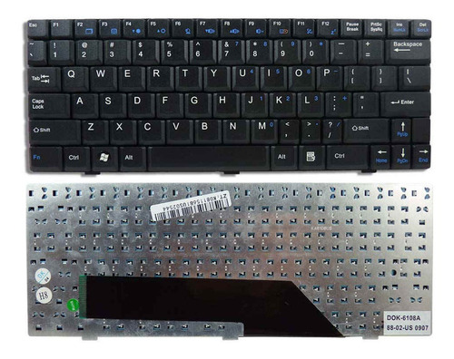 Teclado Netbook Msi U100 (usado)