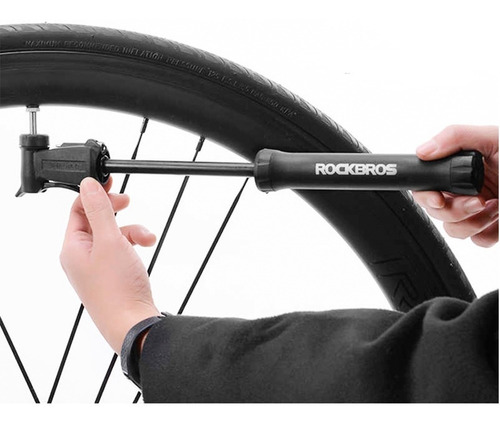 Bomba Aire Bicicleta Inflador Portátil Bidirección Rockbros