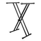 Venetian Ks-21 Soporte Tijera Doble Teclado 80cm Alto Stand