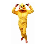 Pijama Enteriza Pikachu Peluche Térmica Adulto S-m-l