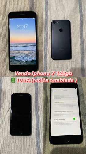 iPhone 7 128 Gb  Negro Mate A1779