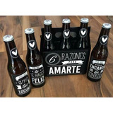 Kit Imprimible Etiquetas Cervezas 6 Razones Para Amarte