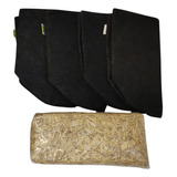 Combo 4 Macetas 10 Litros Geotextil Y Mulching Para Cultivo