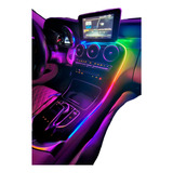 Tira Micro Led Rgb Luces Interior Auto O Moto Comandos App