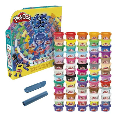 Play-doh X65 Unidades Colección De Color Ultimate 3+ | MercadoLibre