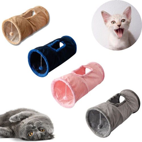 Brinquedo Para Pets Túnel Labirinto Para Gatos Interativo