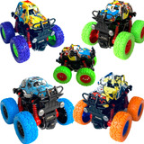 Kit 10 Carrinho Big Whell Fricção Monster Truck 4x4miniatura