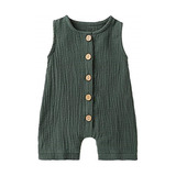 Ropa Para Bebé Body De Algodón Y Lino Unisex Talla 6-12m