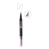 Delineador De Cejas Plumón Wow Brow Duo Studio Look Cyzone Color Dark Brown