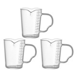 3x Vaso De Café Taza De Leche Medidora Tazas De Onzas De