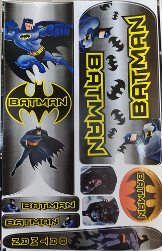 Adesivo Bicicleta Infantil Batman