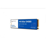 Ssd Wd Blue Sn580 M.2 2280 Nvme De 500gb Pcie Gen4 X4 