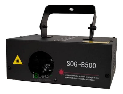 Laser Azul B500 500mw Raios Dmx Ritmico Bivolt Automatico