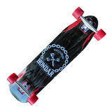 Skate Longboard Hondar 36 Série Black Logo Tools