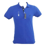 Playera Nautica Azul Rey Caballero Tipo Polo