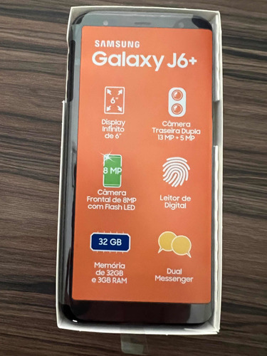 Galaxy J6+ Azul 32gb Memoria 3 Gb Ram