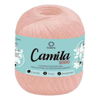 Linha Camila 1000m Cor Coral 00328