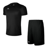 Kit Camiseta E Calção Juvenil Conjunto Futebol Penalty 