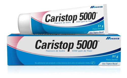 Caristop 5000 Pasta Dental Con Fluor 51 Gr