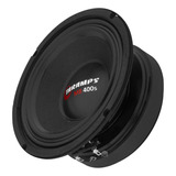 Alto Falante Woofer Taramps Mb 400s 06 Pol 200w Rms 4 Ohms Cor Preto