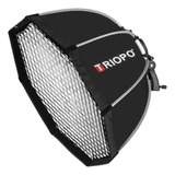 Softbox Octabox Triopo Tipo Flash Speedlite 90cm + Com Grid