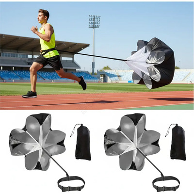 2 Piezas Paracaídas Resistencia Para Entrenamiento Velocidad