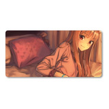 Mousepad Xl 58x30cm Cod.143 Chica Anime Spice And Wolf