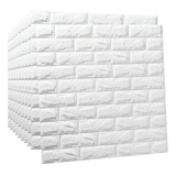 Papel Mural 3d Pack 10 - Decoración Living - Blanco