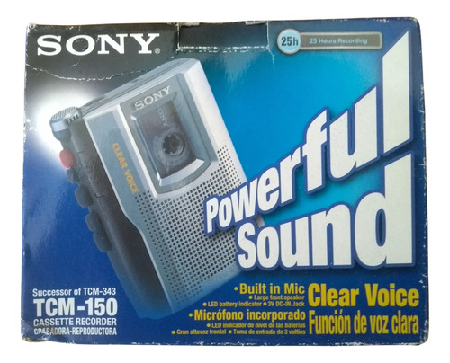 Grabadora De Cassette Sony Tcm 150 