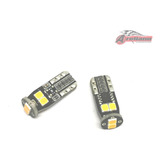 2 Focos Led W5w Pellizco T10 Canbus Incluído Luz Ámbar