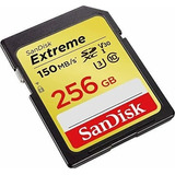 Tarjeta De Memoria Sd Sandisk Extreme Uhs-i 256gb