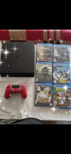 Playstation 4 Slim 500gb Sony Control Original.