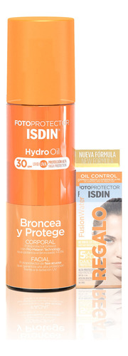 Pack Isdin Hydrooil 200 Ml + Fusion Water 10 Ml