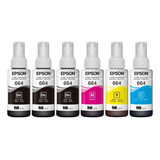 Kit 6 Refil Para Epson 664 - L365 L375 L380 L395 L396 L455