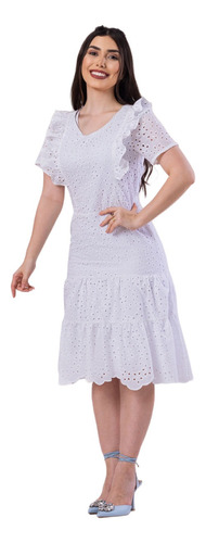 Vestido Branco Laise Trabalhamos Com Hapuk E Tata Martello