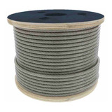 Cable De Acero Alma De Fibra Fc 6x19 5/16 Rollo 500m