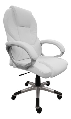 Sillon Escritorio Executive Blanco Premium