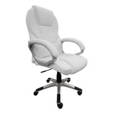 Sillon Escritorio Executive Blanco Premium