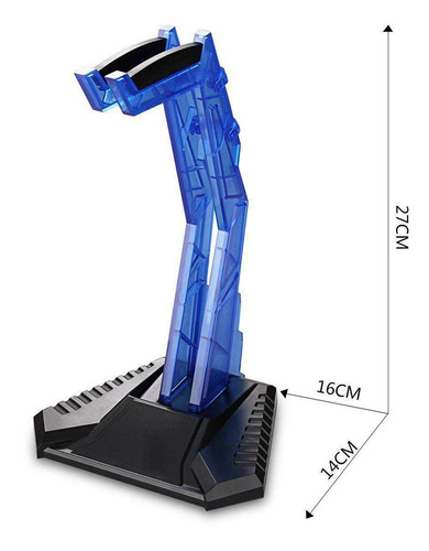 Suporte Onikuma Para Fone De Ouvido Headset Stand Azul