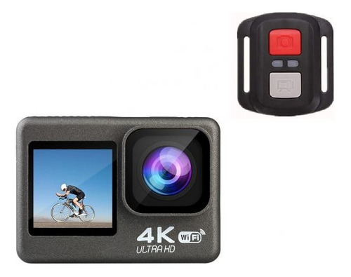 Cámara Deportiva Video Action Cam 4k Ultra Hd Wifi + Kit 
