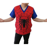 Conjunto Medico Scrub Quirurgico Hombre Araña Spiderman Anti