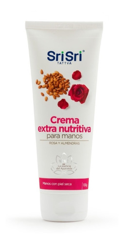 Crema Ayurveda Sri Sri Nutritiva Para Manos Vegano - Celiaco