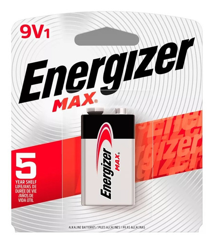 Bateria 9v - Max+powerseal - Energizer