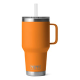 Taza Yeti King Crab Orange 35oz Con Popote