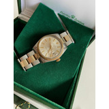 Reloj Rolex Date 1505 Comb 18k Full Set Caja Papeles Glamvt