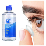 Renu® 355ml Líquida Lentes De Contacto Solución + Estuche