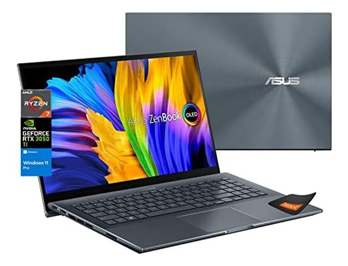 Laptop Asus Zenbook Pro 15 15.6  Oled Touchscreen Amd Ryzen