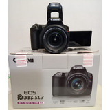  Canon Eos Rebel Sl3 Dslr Color  Negro