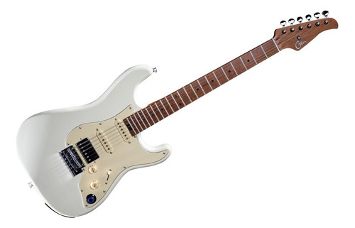 S801 Guitarra Inteligente Maple C/ Controlador Mooer Mx Msi Color Blanco Material Del Diapasón Arce Orientación De La Mano Diestro
