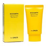 Bloqueador Solar Eco Earth Power Light Sun Cream - The Saem